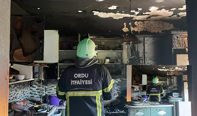Ordu Altınordu Yemişli Mahallesi'nde Yangın